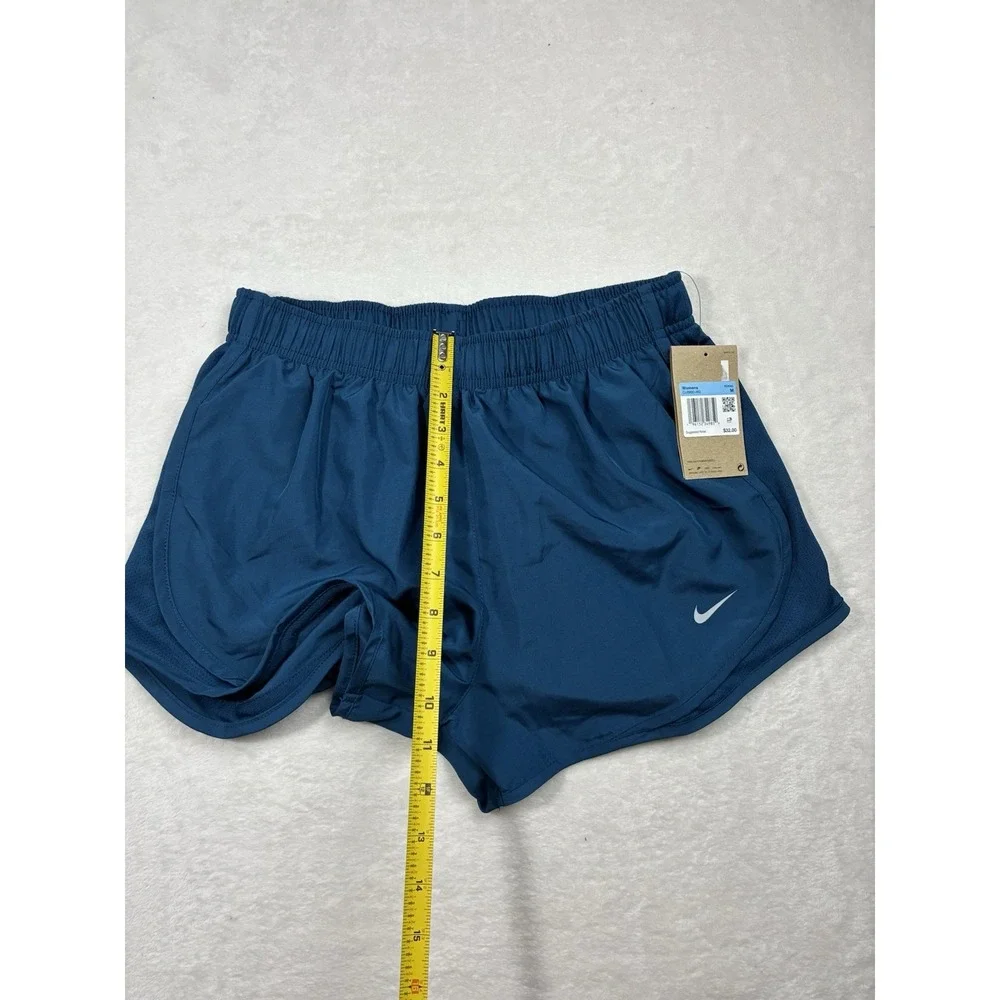 Women's Nike CU8890-462 Dri-Fit Running Run Shorts Blue Size M